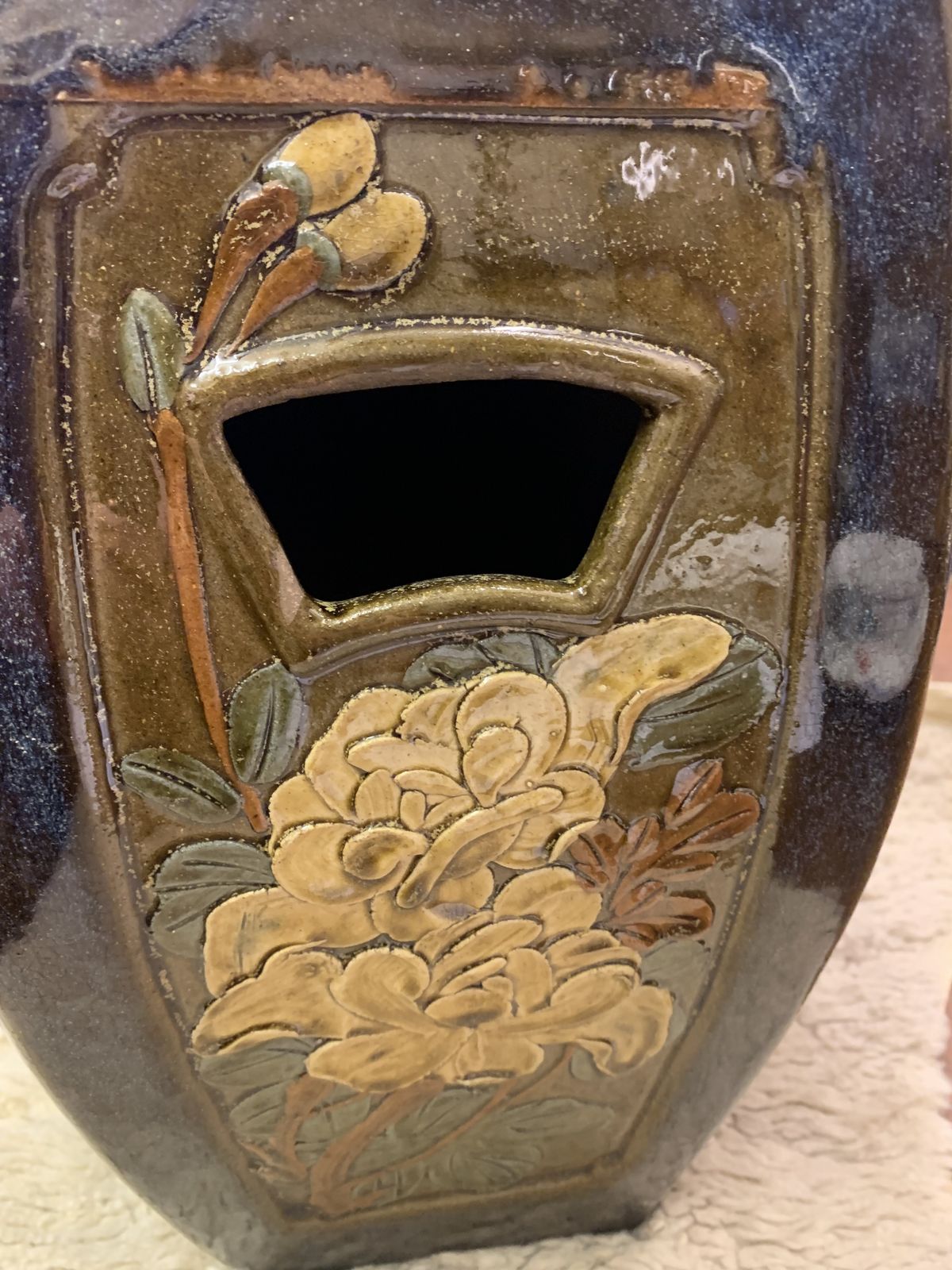 Pair Of Oriental Ceramic Garden Seats photo vinterior