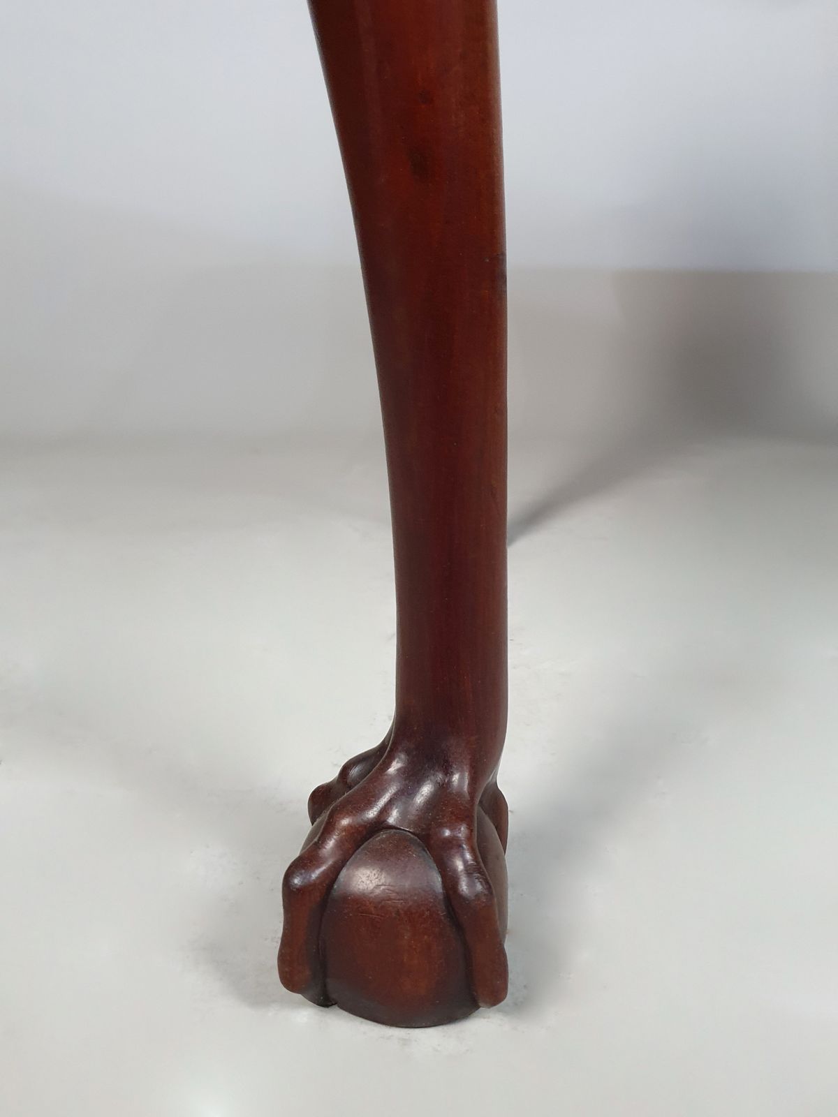 Lovely George III Red Walnut Lowboy On Ball And Claw Feet C. 1775 photo Furniture