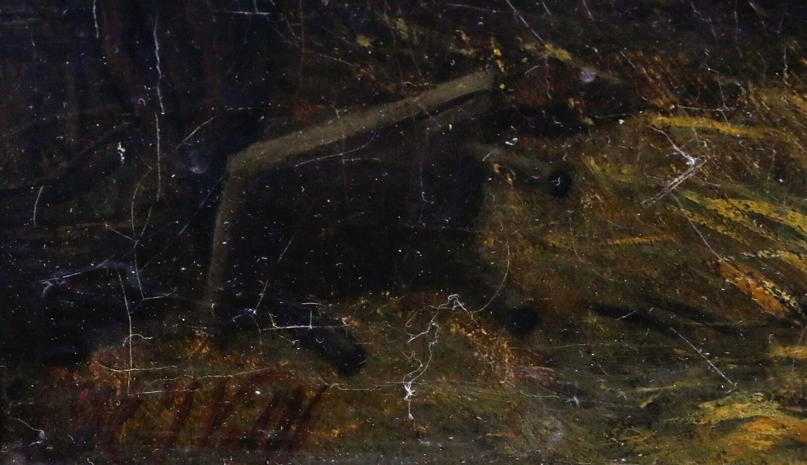 Hermann Wolff   Framed Late 19th Century Oil, In The Cowshed photo vinterior