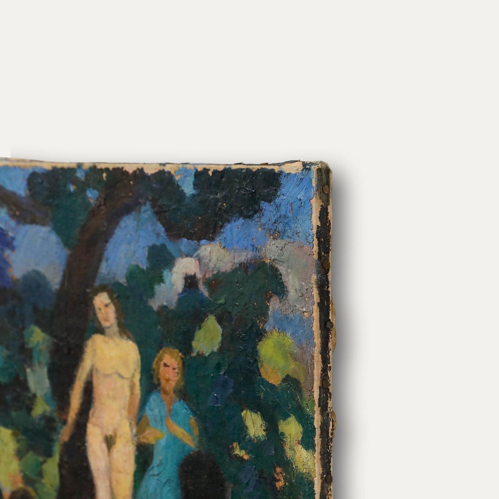 Georges Joubin (1888 1983)   Mid 20th Century Oil, Standing Nude In Garden photo 550.0