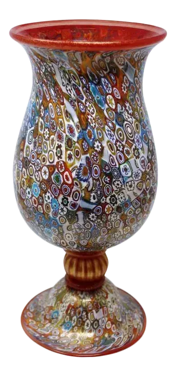 Gambaro & Poggi   Murrine Murano Vase By Gambaro