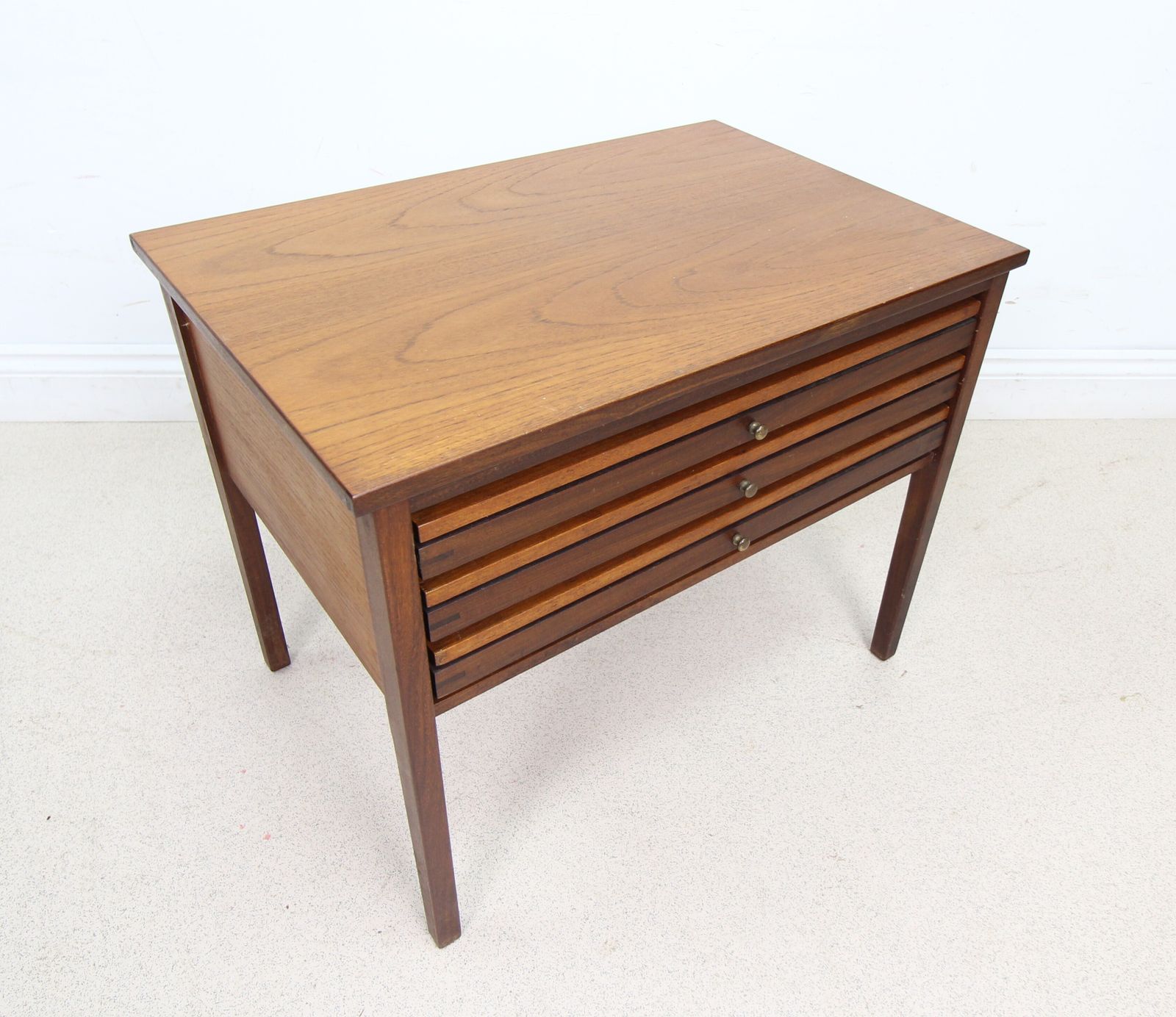 photo furniture Danish Mid Century Teak Nest Of Tables By Illum Wikkelso For Cfc Silkborg