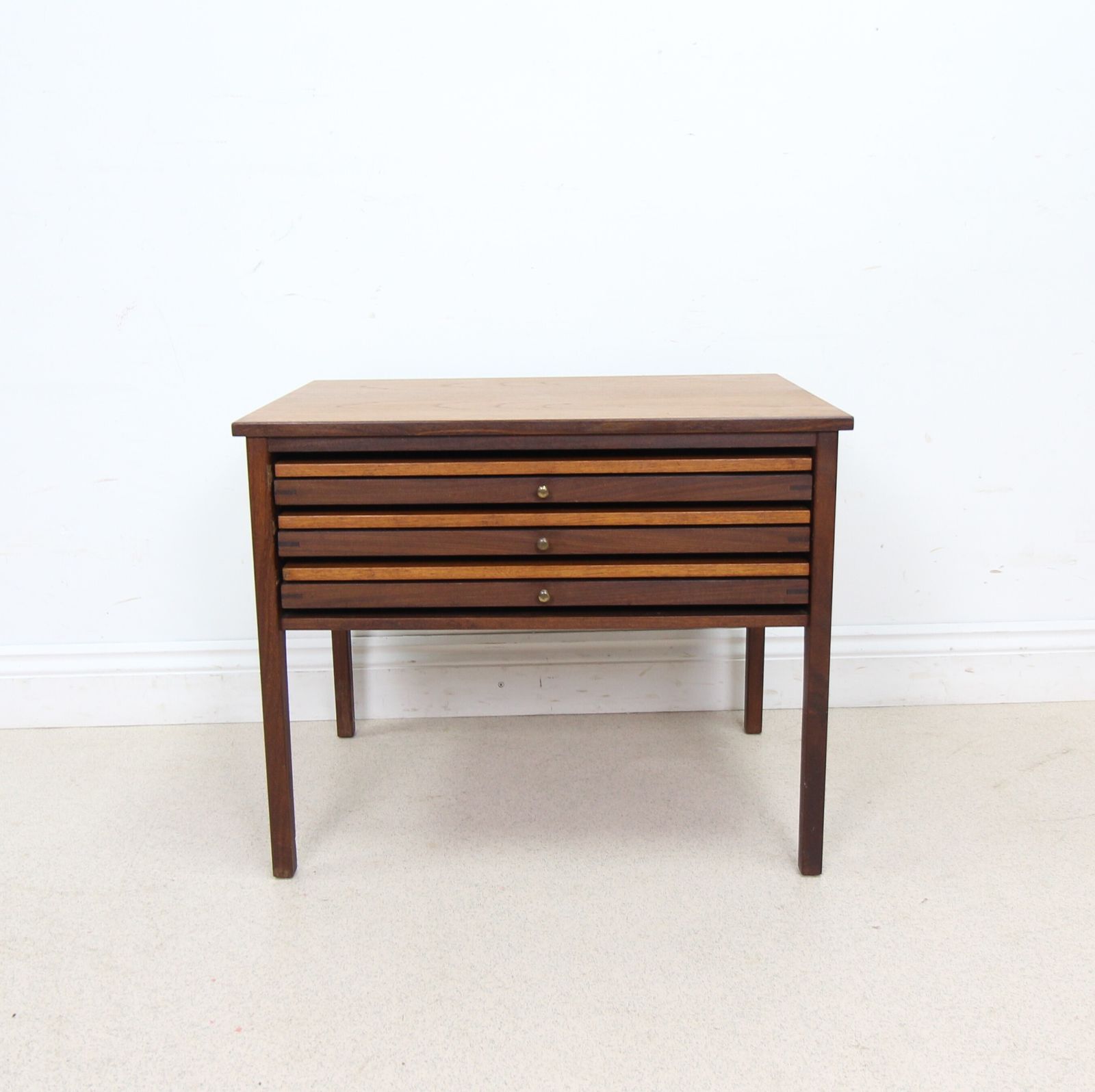 Danish Mid Century Teak Nest Of Tables By Illum Wikkelso For Cfc Silkborg photo furniture