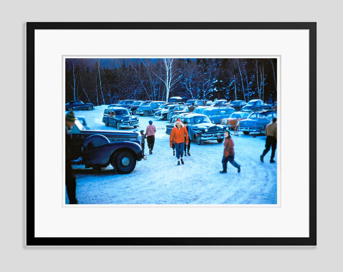 Toni Frissell 'Stowe Mountain Resort' Archival Pigment Print Framed In Black photo furniture