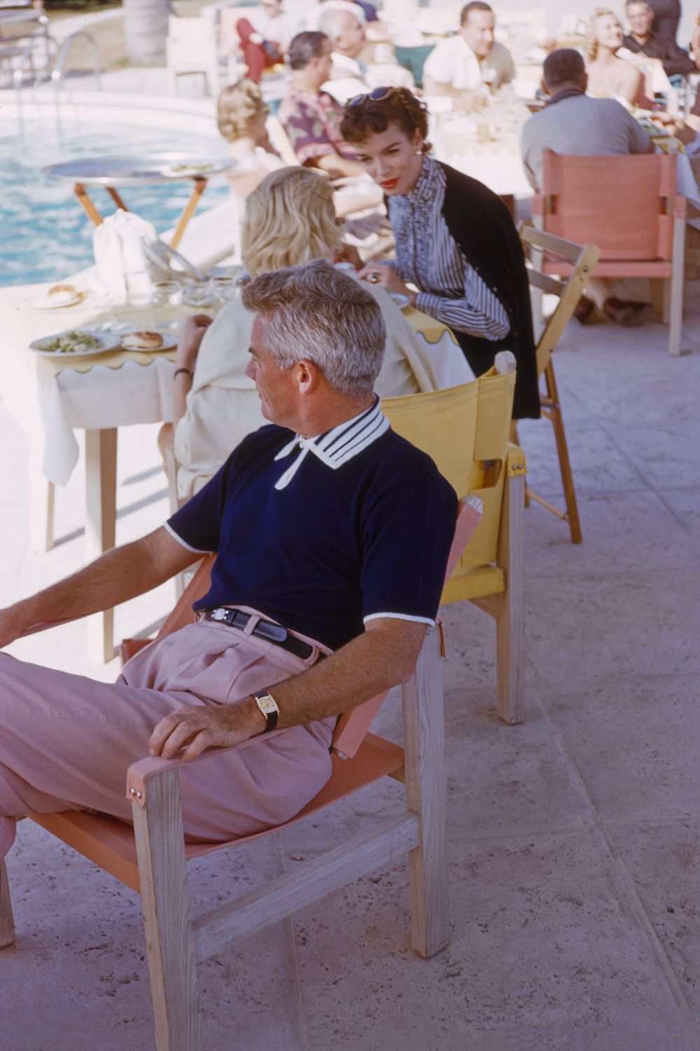 Toni Frissell 'Relaxing At La Coquille Palm Beach' Archival Pigment Print Framed In White