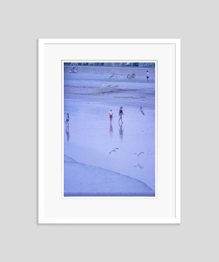 Toni Frissell 'Newport Scenes' Archival Pigment Print Framed In White photo furniture