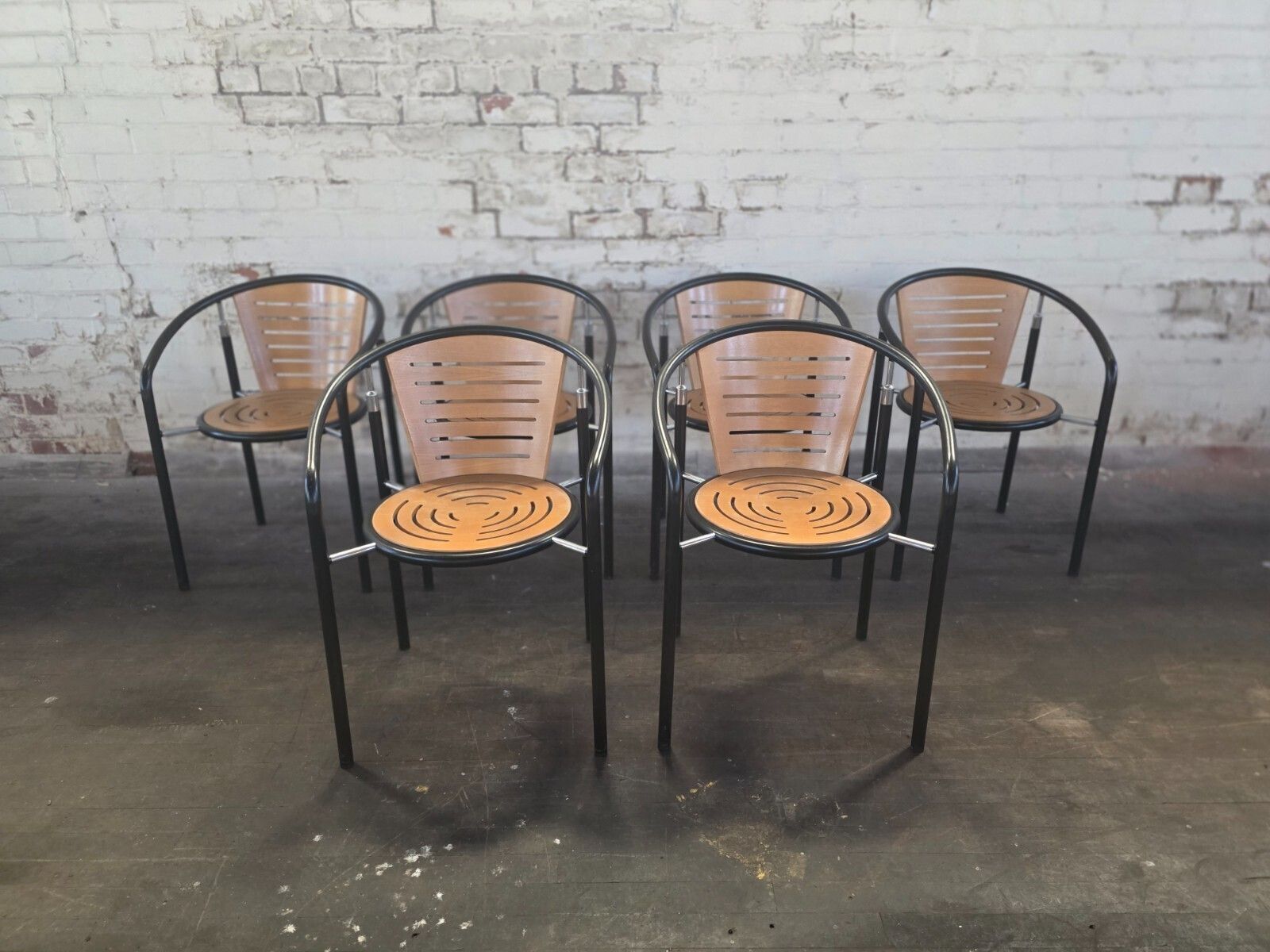 Set Of 6 Danish Dining Chairs By Rud Thygesen & Johnny Sorensen