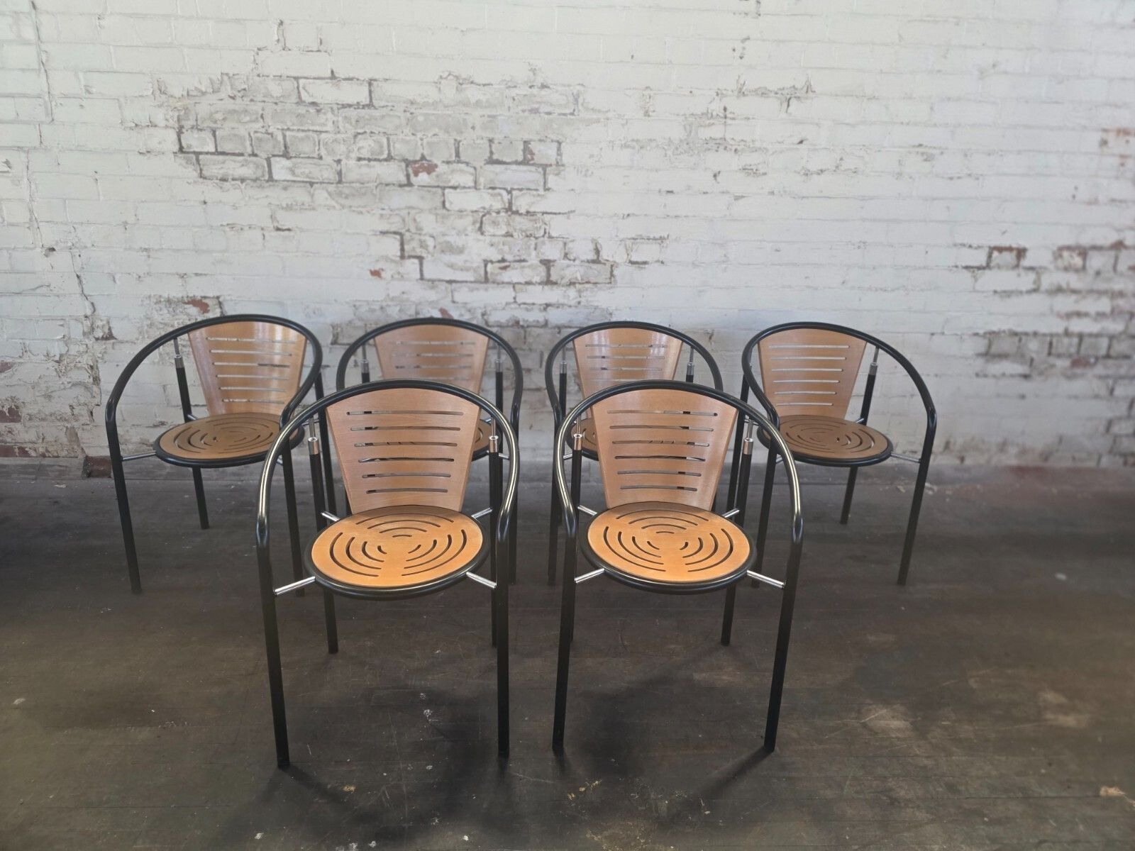 Set Of 6 Danish Dining Chairs By Rud Thygesen & Johnny Sorensen photo for sale