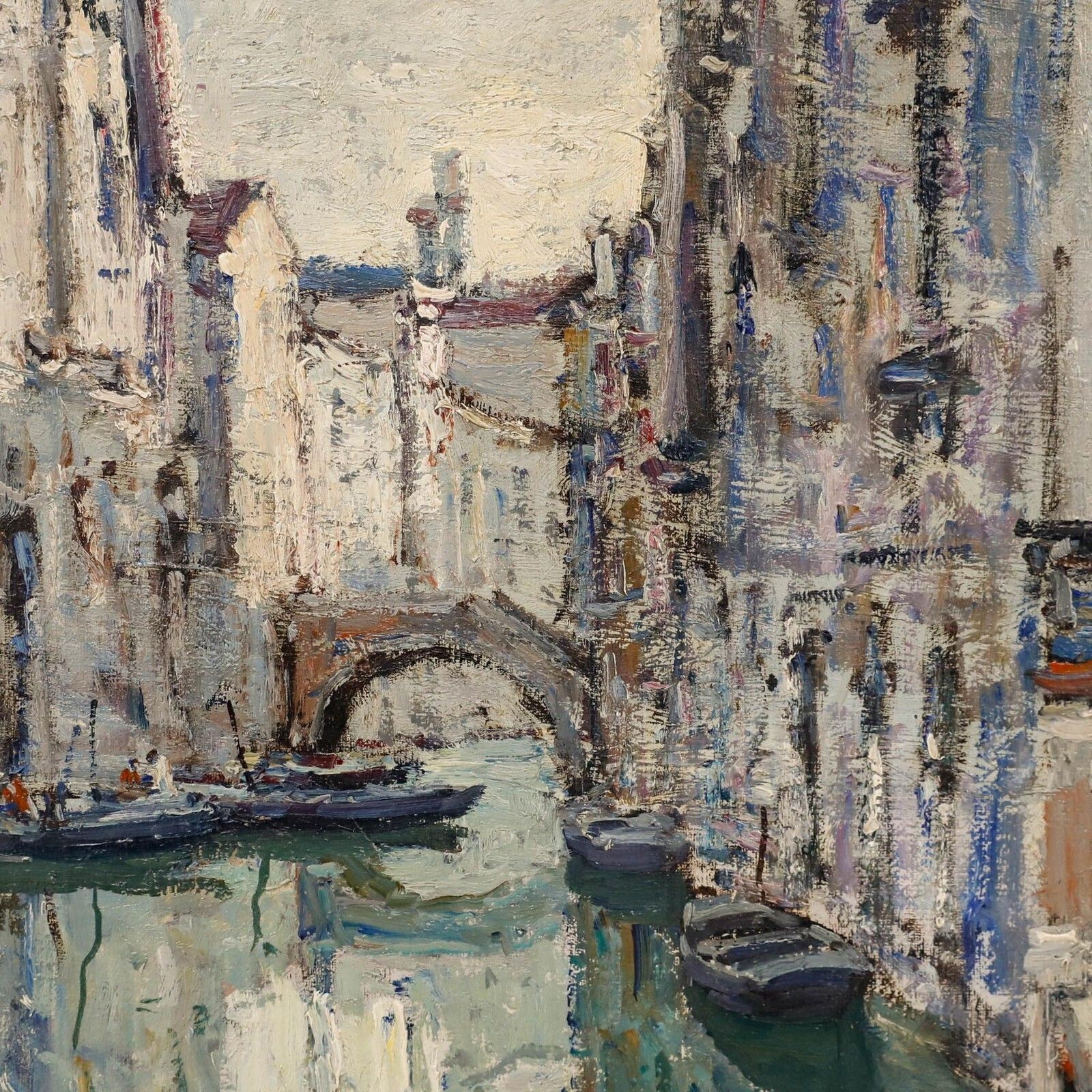 Giuseppe Marino (1903 1975)   Framed Mid 20th Century Oil, Mistero Di Poesia photo Art