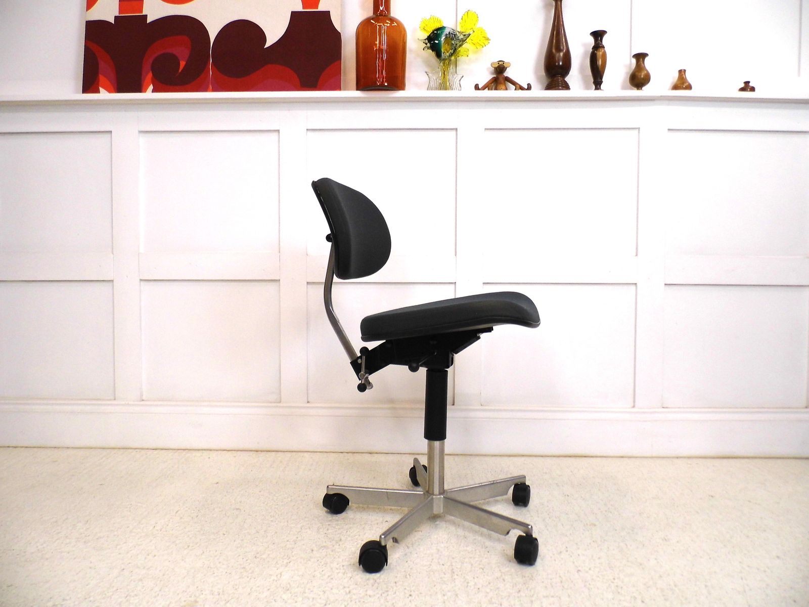 Retro Design Office Engelbrecht Kevi 2543u Model Jorgen Rasmussen Desk Chair