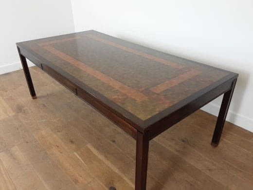 Large Mid Century Dining Table Designed By Gorm Lindum photo vintage