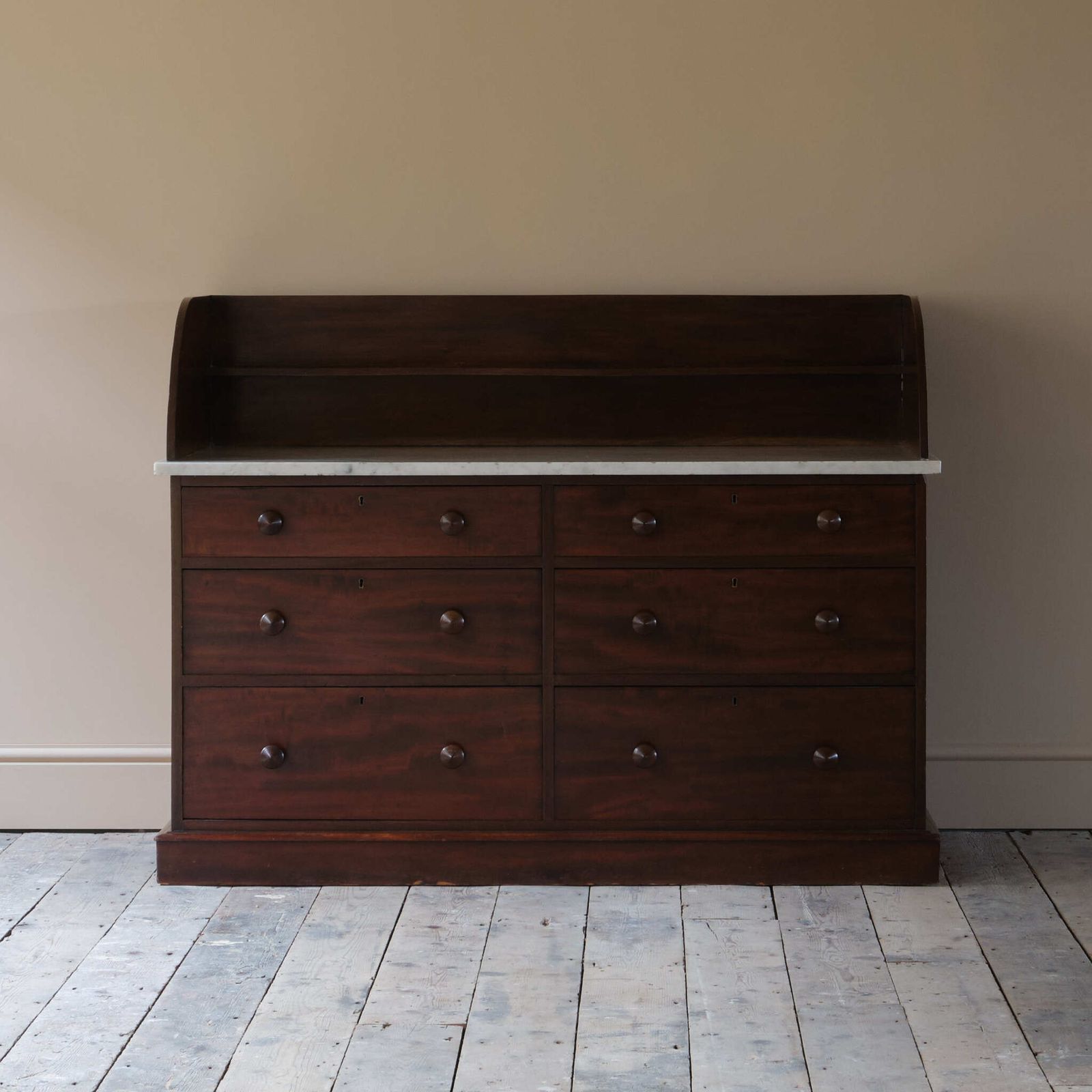 Mid 19th Century Mahogany Washstand Chest Of Drawers photo Furniture