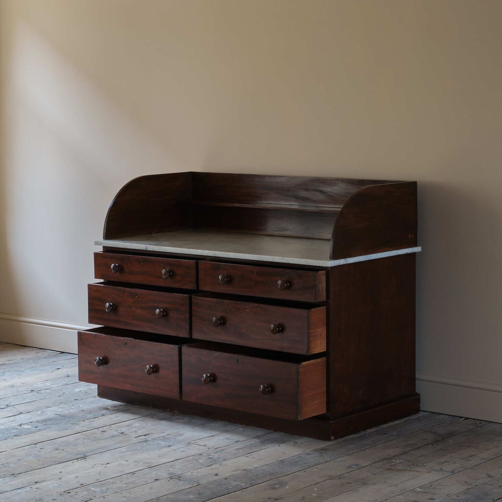 photo for sale Mid 19th Century Mahogany Washstand Chest Of Drawers