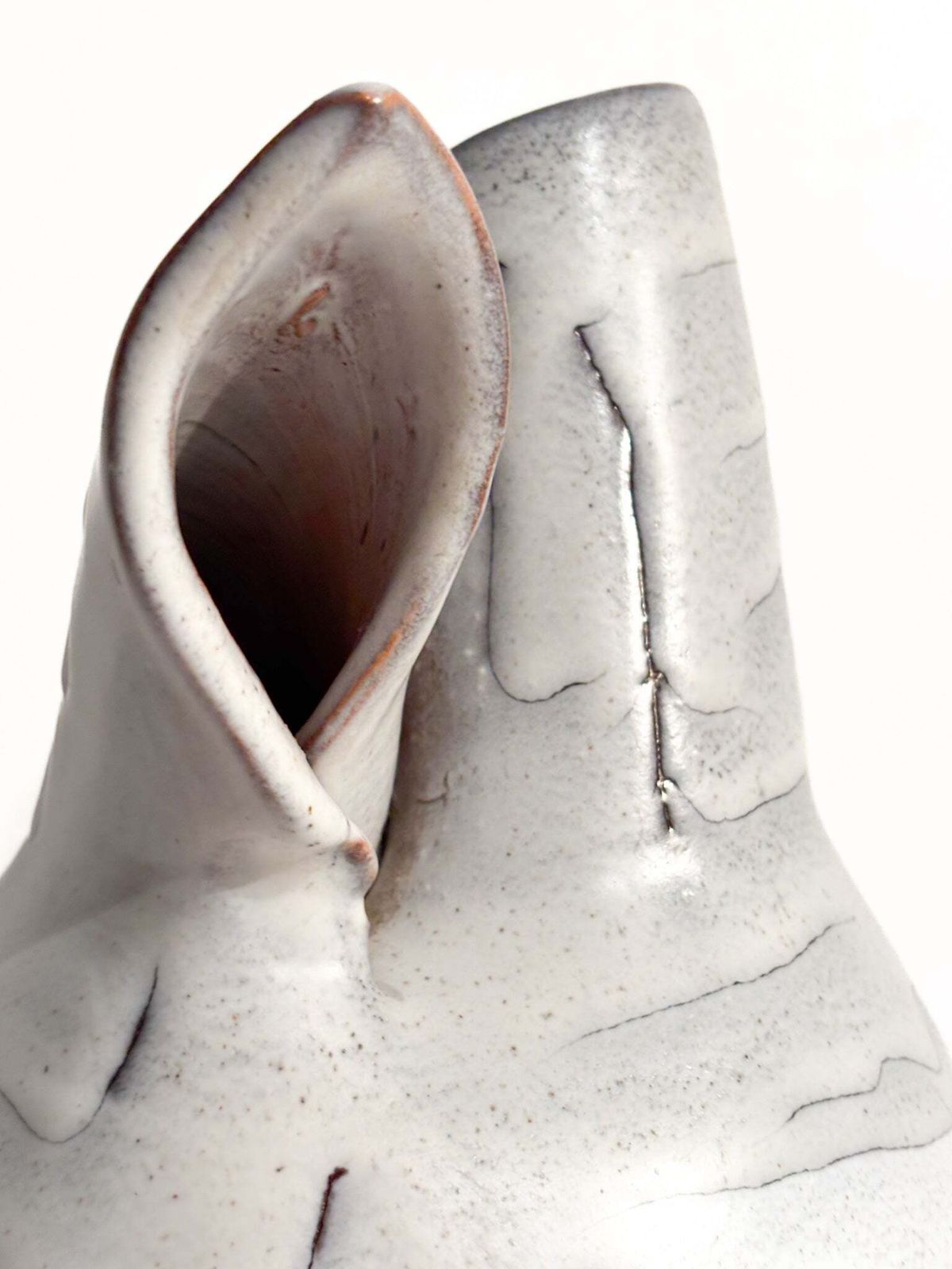 Abstract Vase In Grey Glazed Stoneware From The 1960s photo 168.0