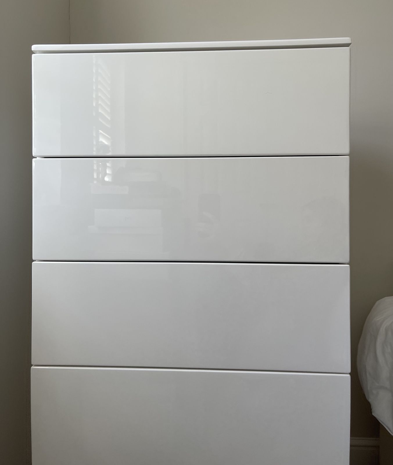 Rolf Fransson Abstracta Arctic Cabinet White Gloss photo 350.0