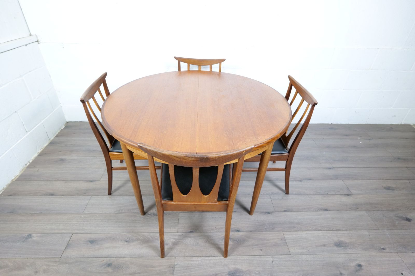 Furniture G Plan Fresco Circular Dining Table & 6 Brasilia Chairs photo