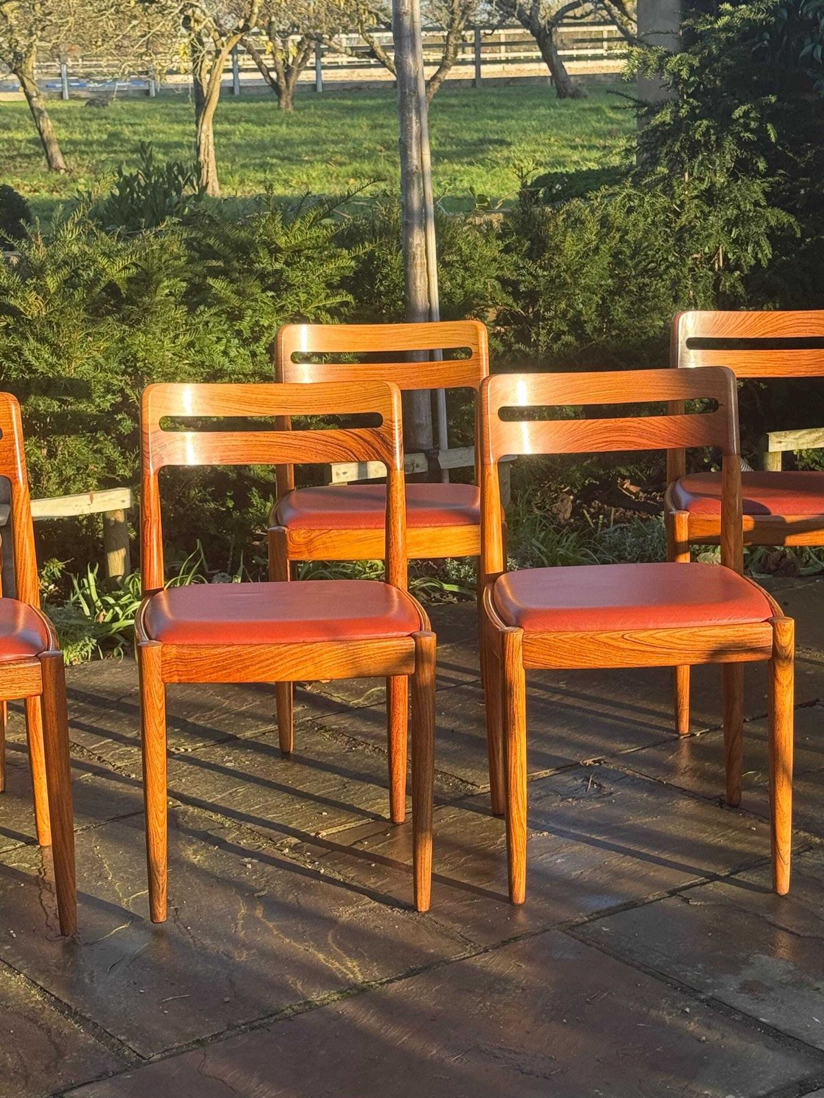 Eight Rosewood Dining Chairs By H W Klein For Bramin Danish 1960 photo for sale