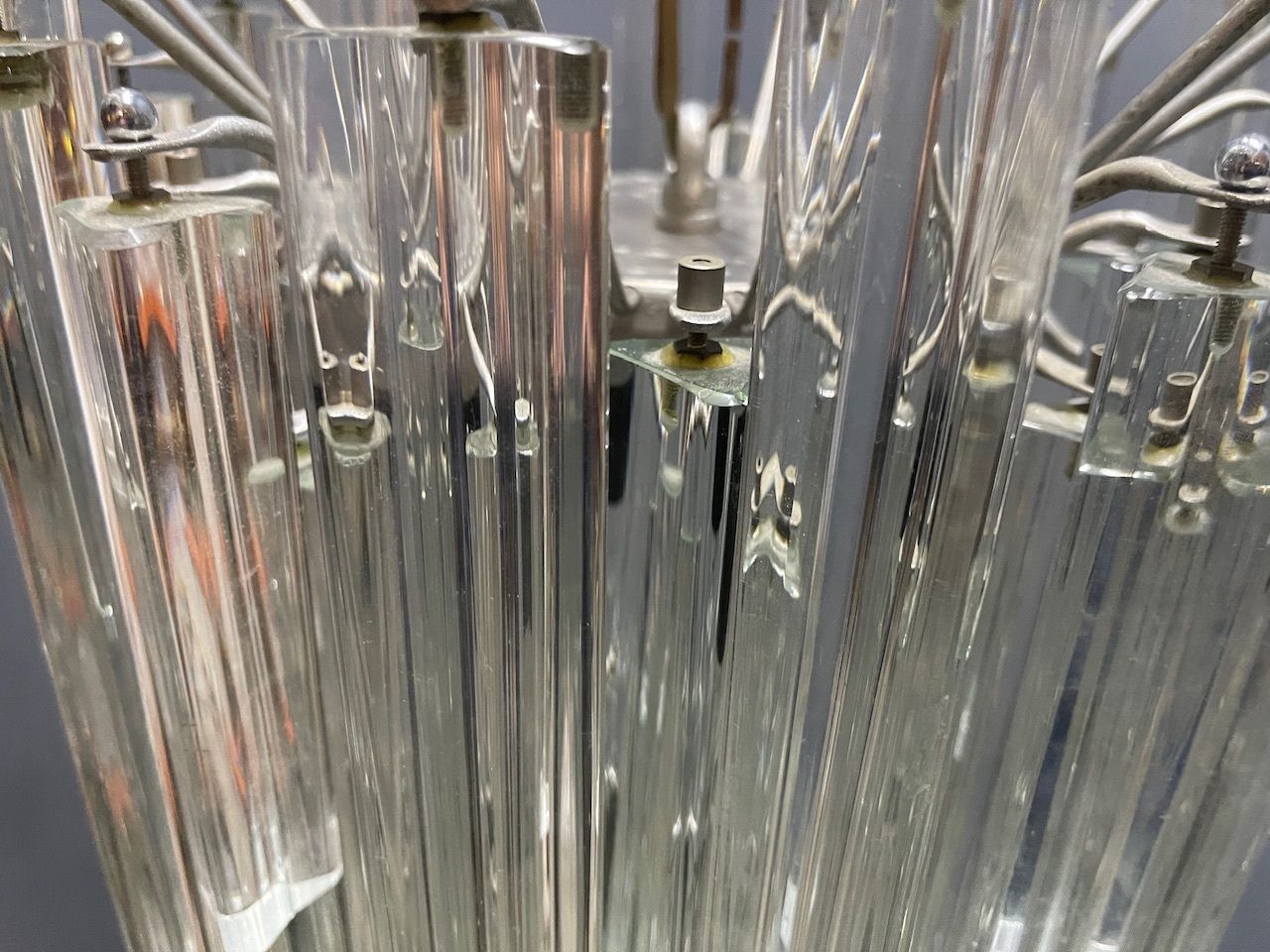 Murano Glass Trilobi Chandelier 1970’s photo 1650.0