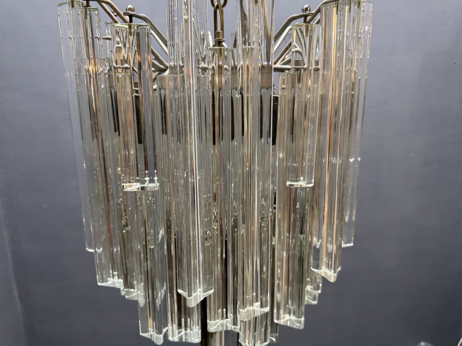 Murano Glass Trilobi Chandelier 1970’s photo buy