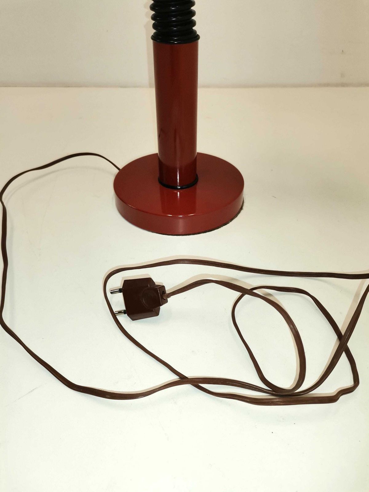 Modern Enameled Orb Shade Desk Lamp/ 1980s/ Yugoslavia/Mid Century photo vinterior