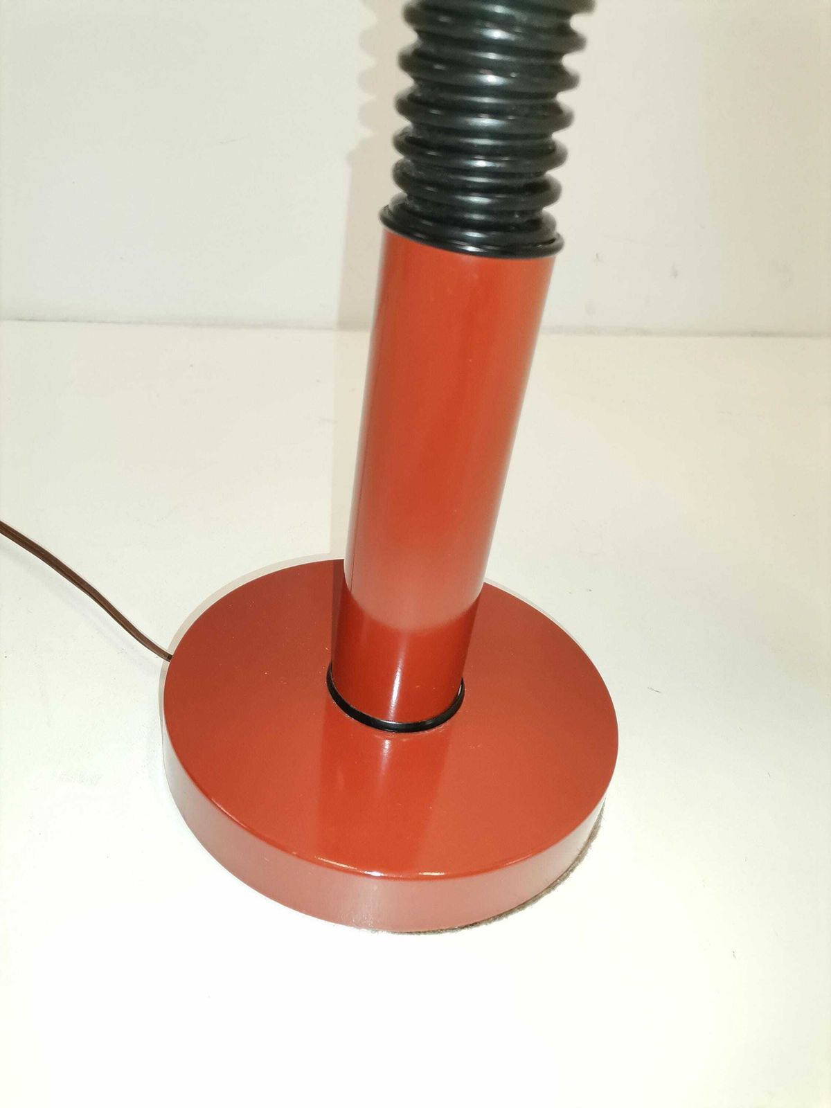 photo for sale Modern Enameled Orb Shade Desk Lamp/ 1980s/ Yugoslavia/Mid Century