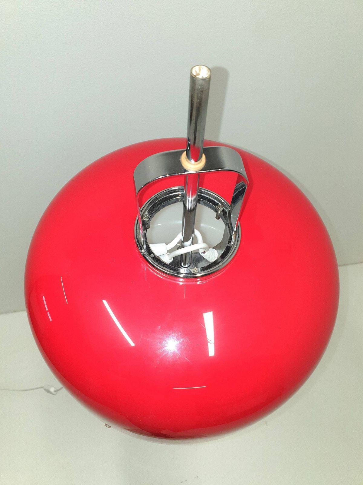 Meblo Guzzini Floor Lamp In Red And White / Rare Find / Vintage 60s 70s / Yugoslavia / Italian Design photo buy