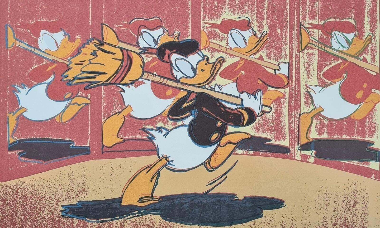 After Andy Warhol, Donald Duck, 1980s, Lithograph photo 450.0