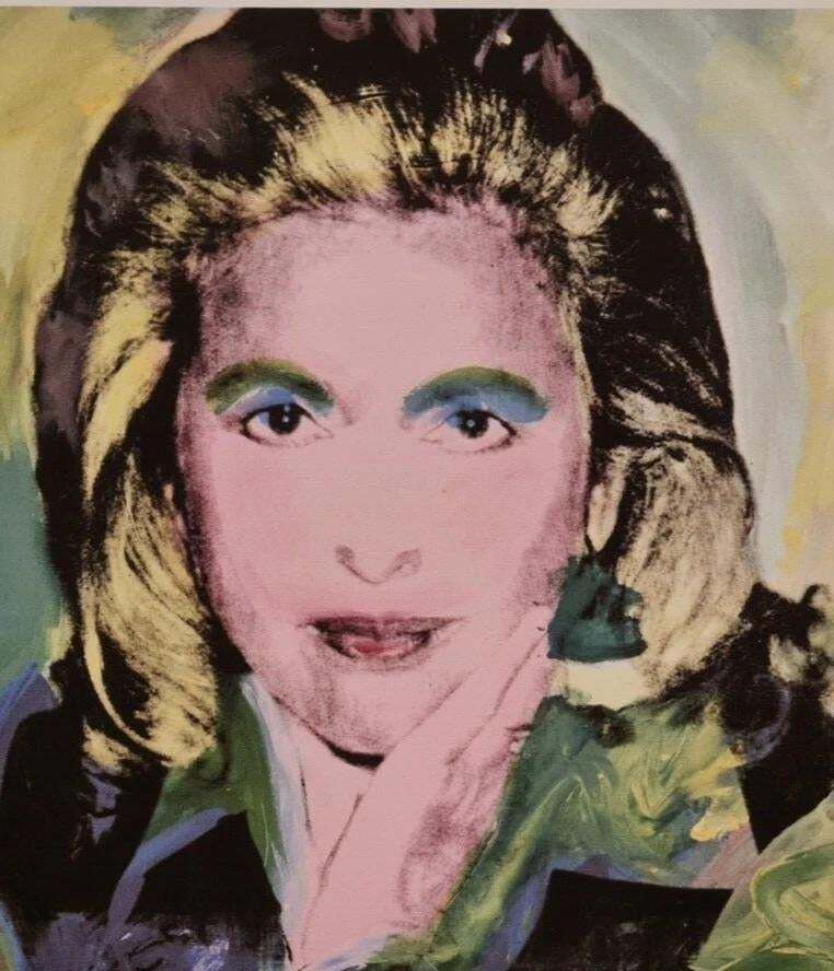 After Andy Warhol, Marcia Weisman, 1980s, Lithograph photo for sale