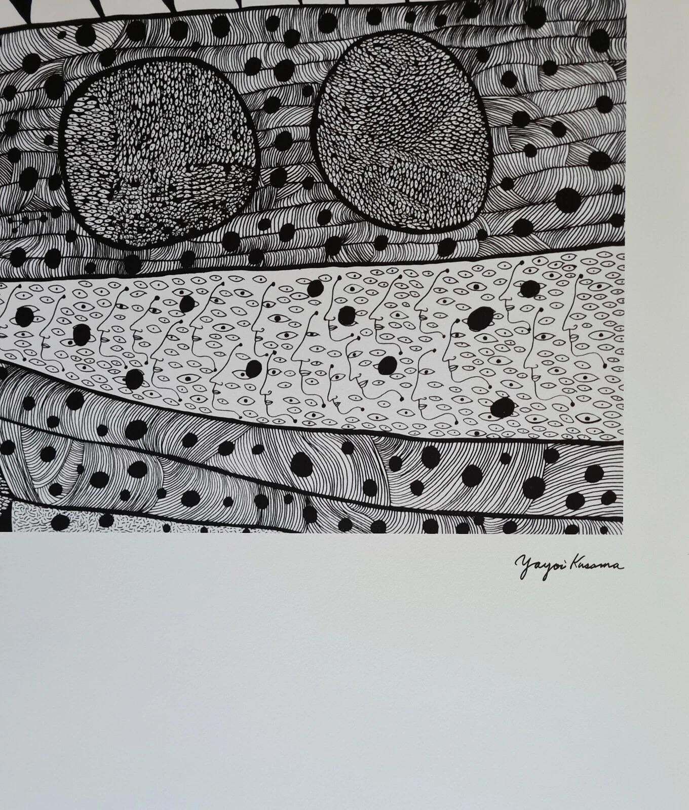 After Yayoi Kusama,Waking Up, Lithograph, 1990s photo 355.0