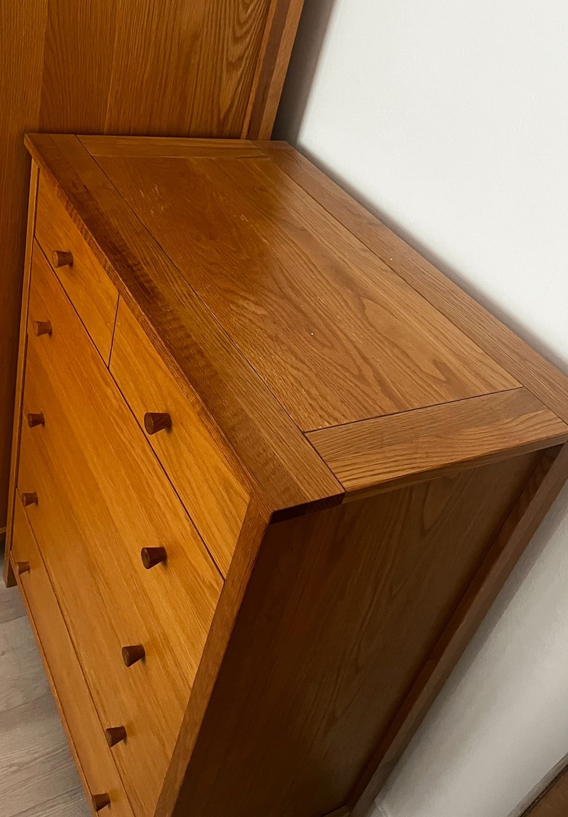 Oak Chest Of Drawers photo for sale