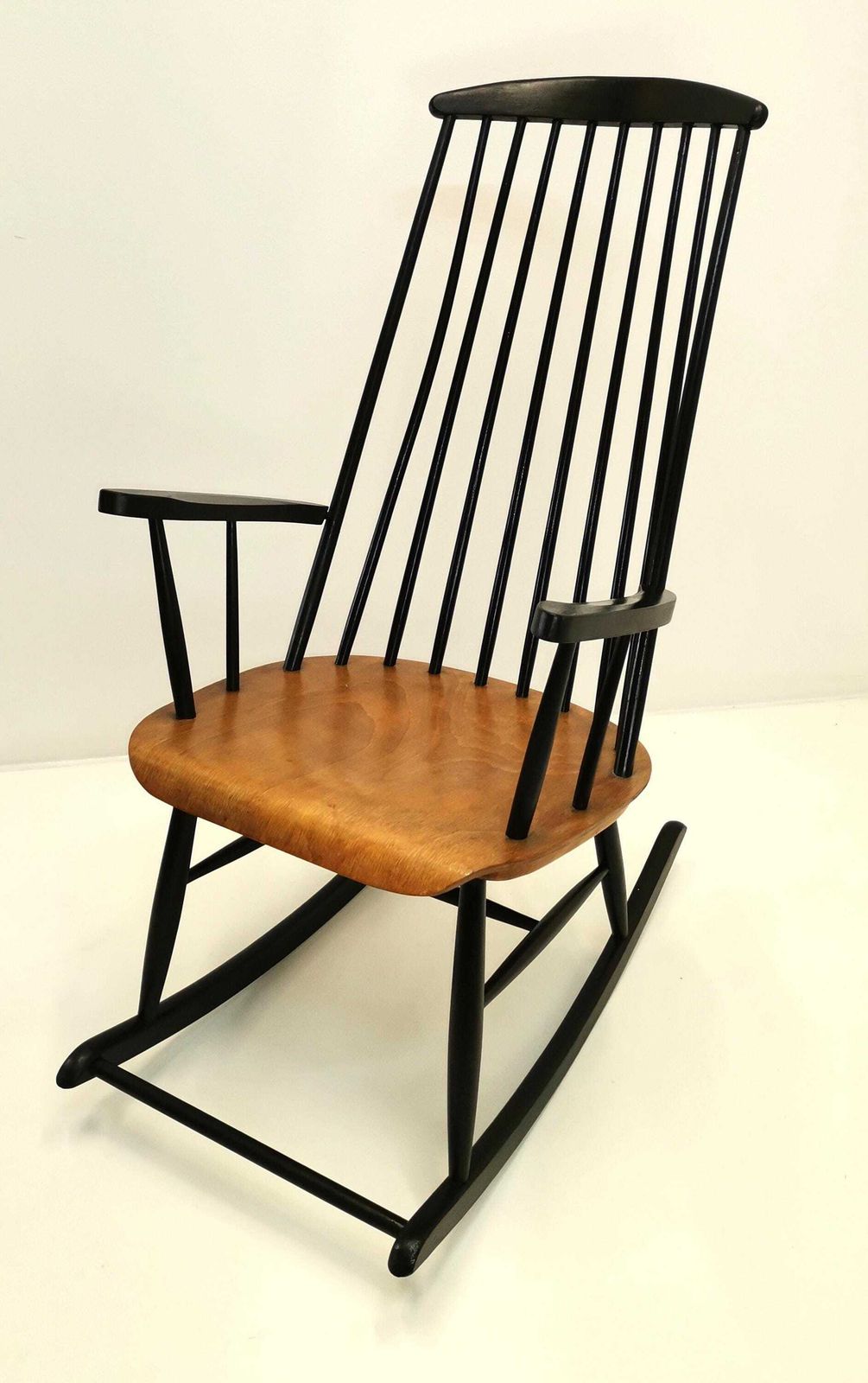 Ilmari Tapiovara Mid Century Modern Rocking Chair / Made In 60s Yugoslavia / Grandessa Rocking Chair/