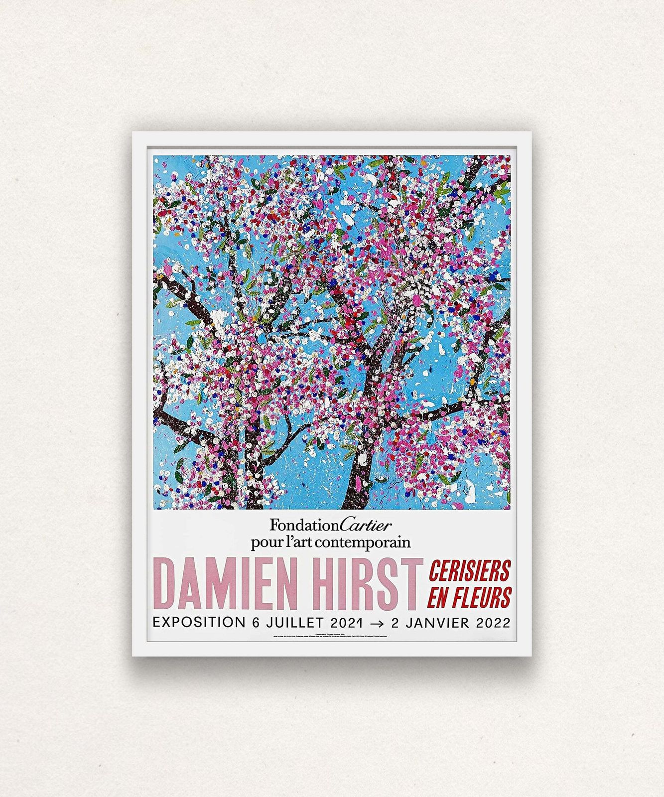 Damien Hirst, Cherry Blossoms Poster 5, 2021 photo for sale