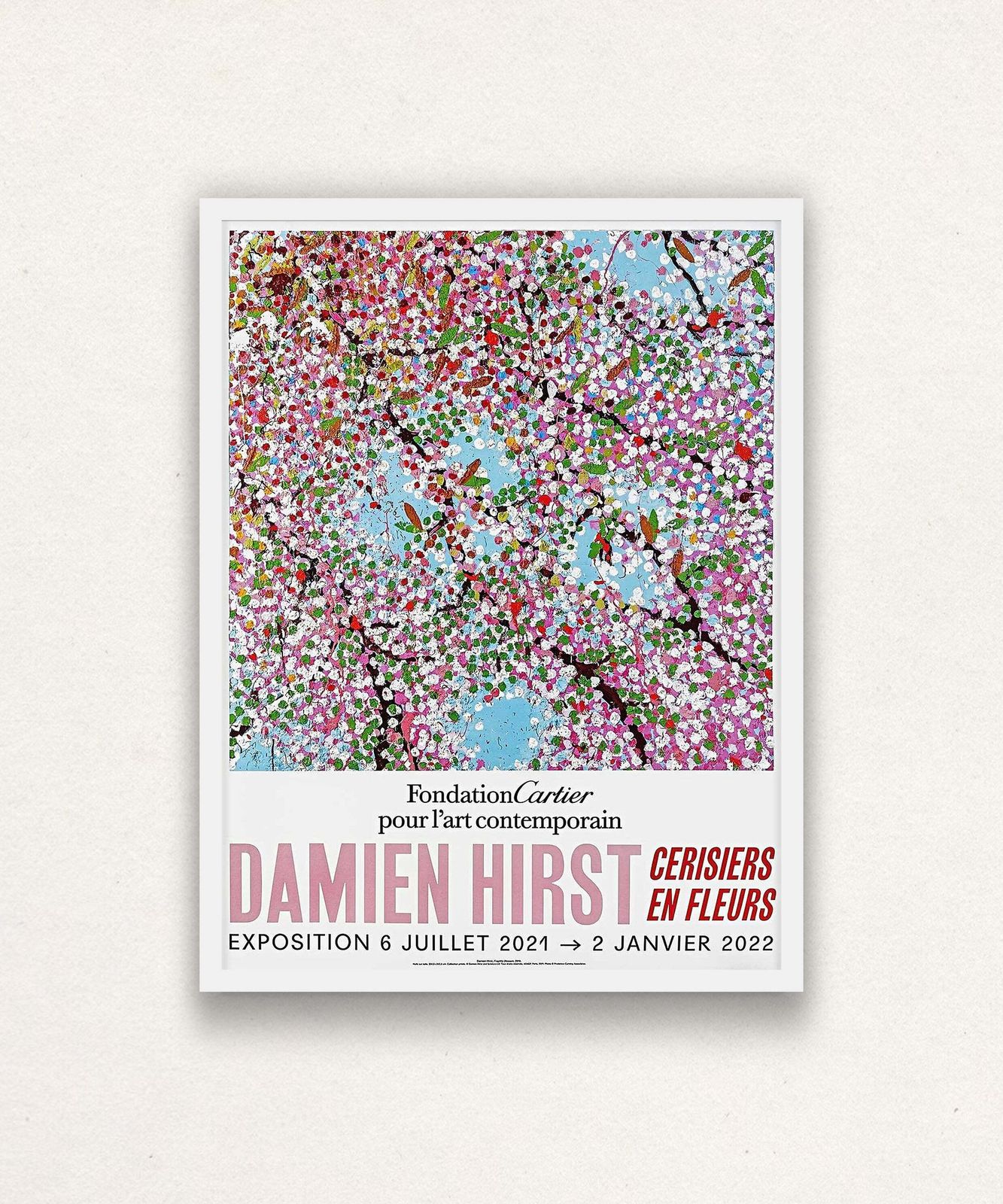 Damien Hirst, Cherry Blossoms Poster 6, 2021 photo for sale