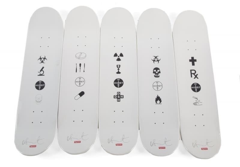 Damien Hirst, Spot Supreme Skateboard Deck (Set Of 5), 2009 photo furniture