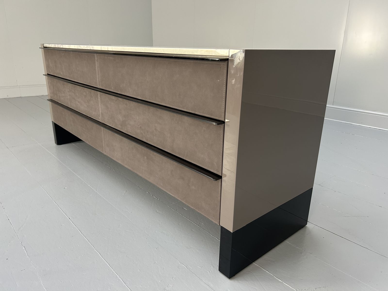 Giorgio Collection "Vision" Chest Of Drawers Dresser With Carrara Marble Top photo for sale