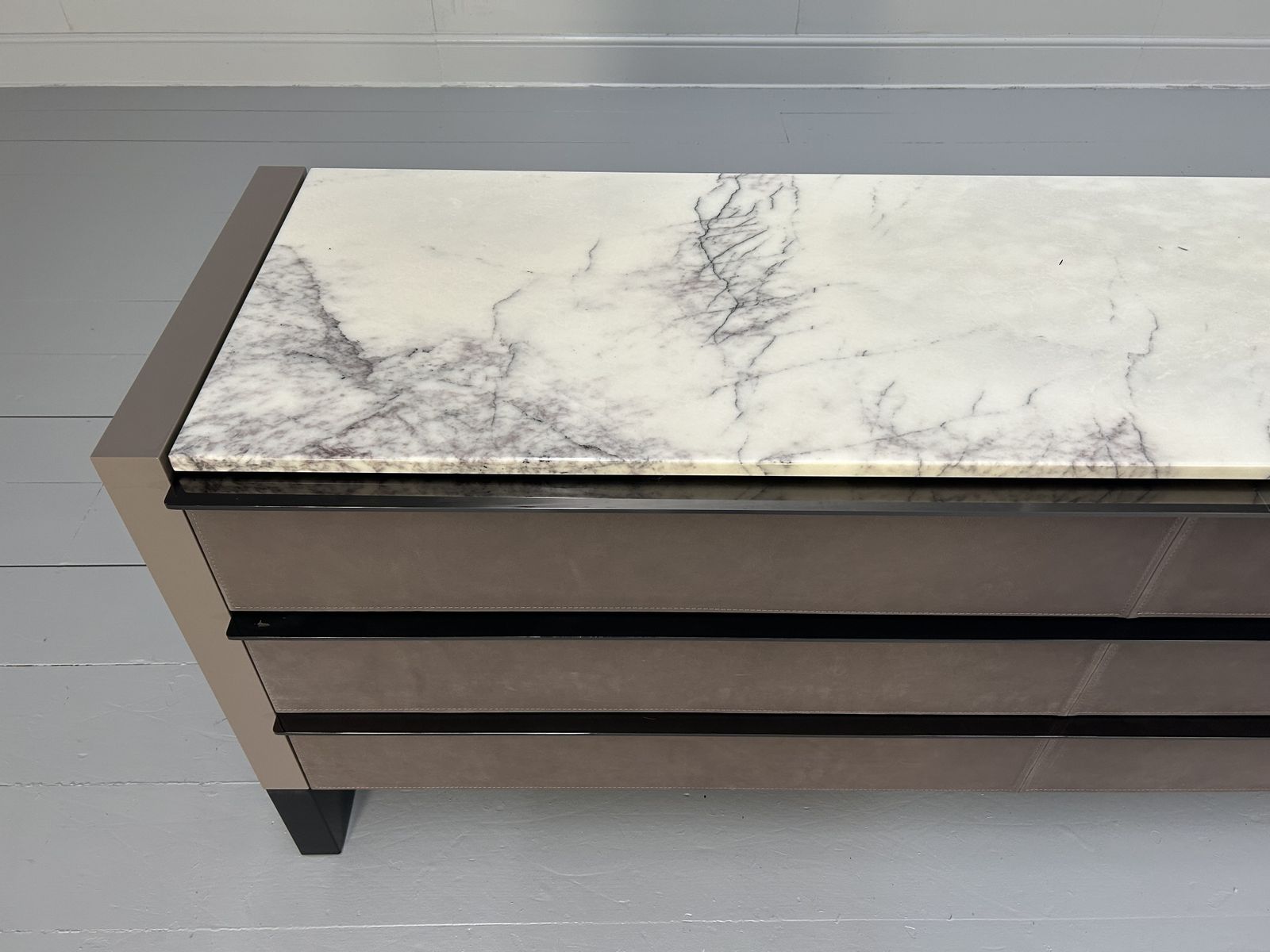 Giorgio Collection "Vision" Chest Of Drawers Dresser With Carrara Marble Top photo vinterior