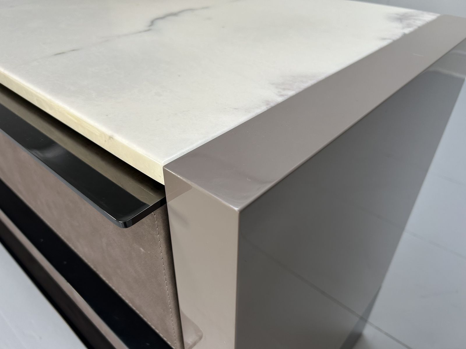 photo furniture Giorgio Collection "Vision" Chest Of Drawers Dresser With Carrara Marble Top
