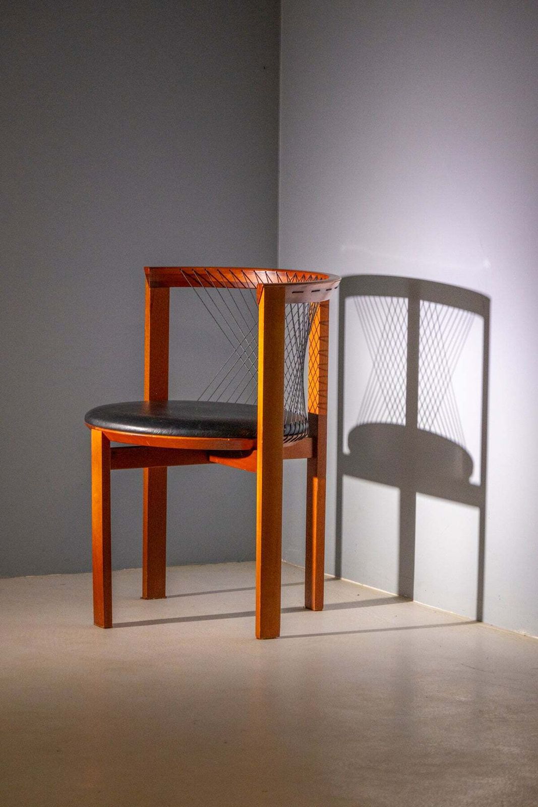 String Chairs By Neils Jørgen Haugesen For Tranekaer, 1980s (Set Of 8) photo for sale