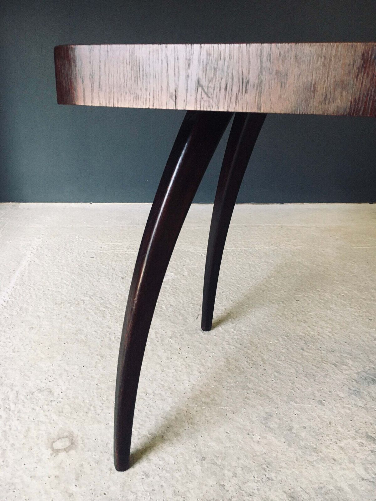 700.0 Modernistisch Design Spinnentafel Van Jindrich Halabala, Jaren 1940, Tsjecho Slowakije photo