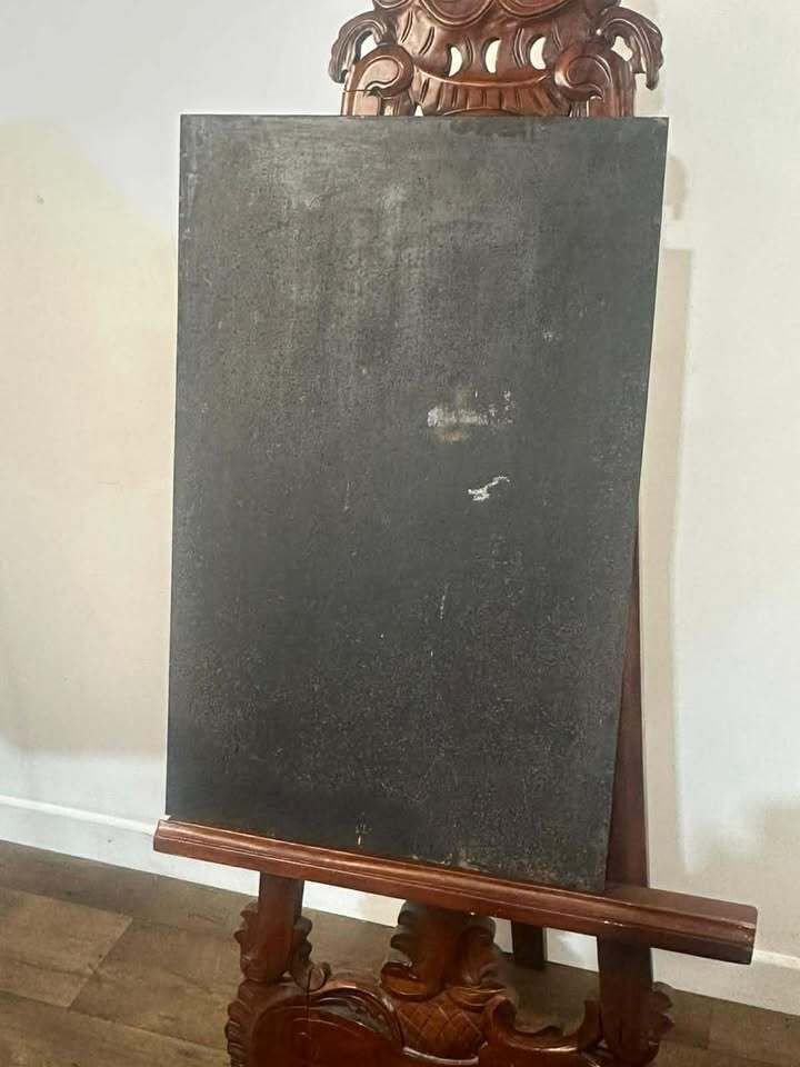 photo for sale Early 20th Century 'Pieta' Italian School Oil On Zinc