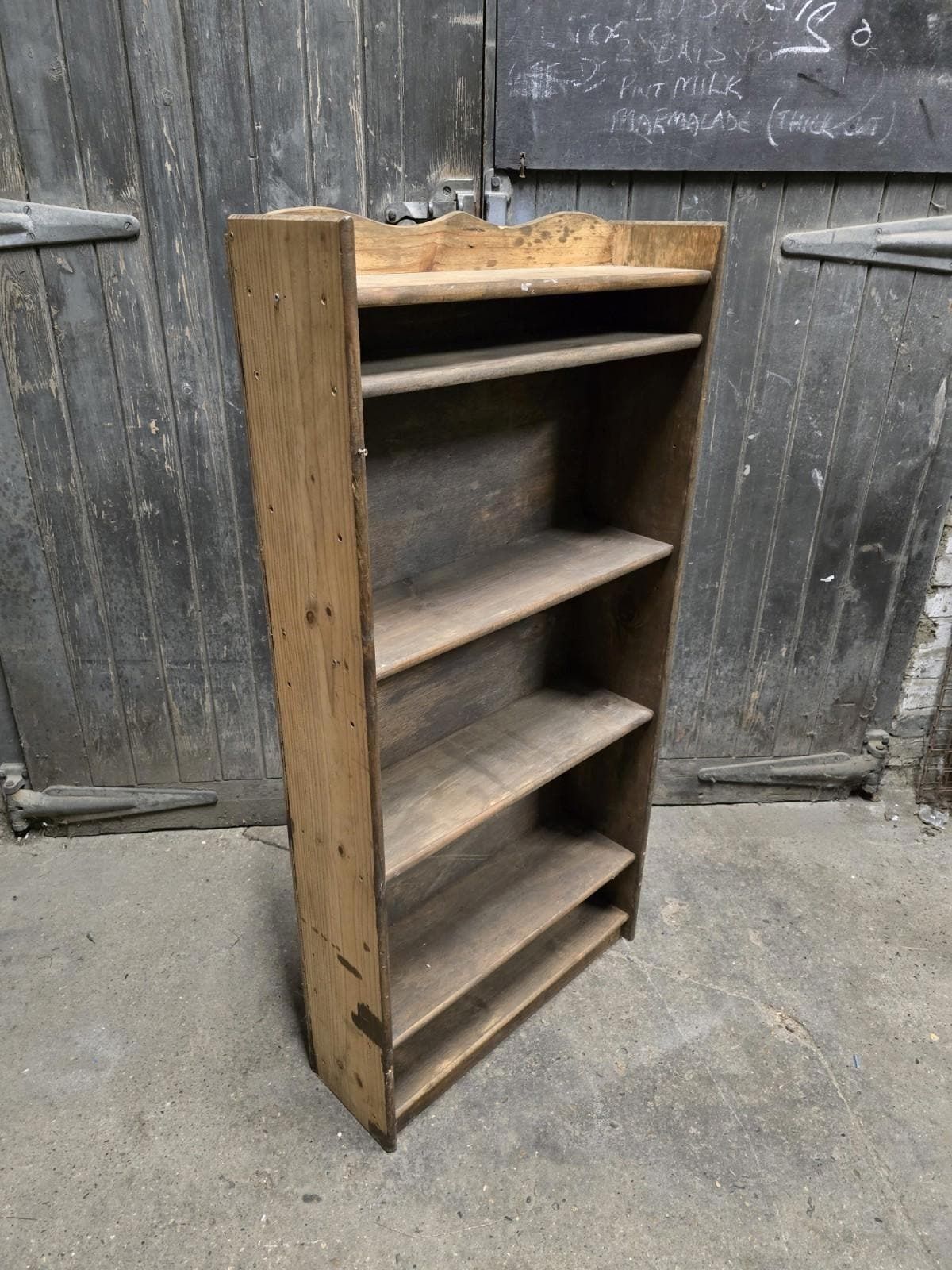 Antique Victorian 19th Century Pine Country Farmhouse Bookcase photo 449.0