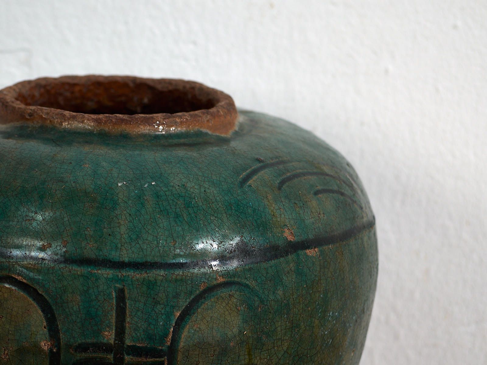 Antique Oriental Vase (C.1820) #45 photo furniture