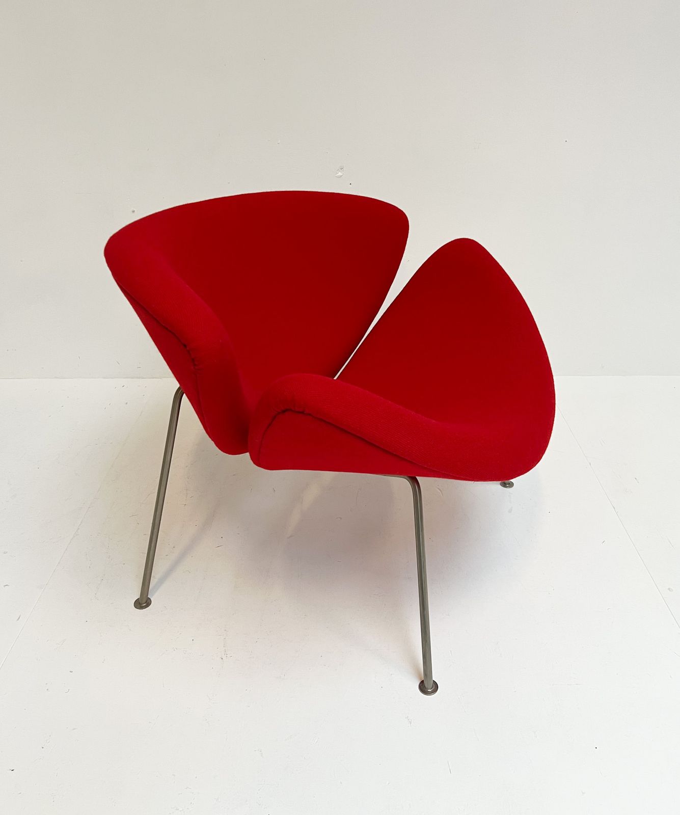 photo for sale Reupholstered Orange Slice Armchair By Pierre Paulin For Artifort, 1960s
