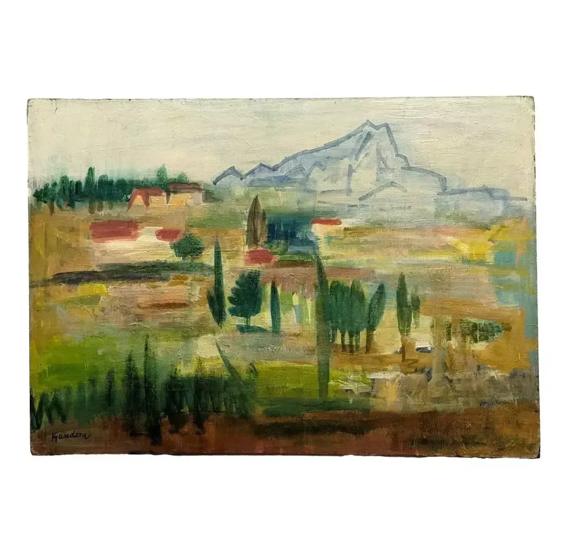 Oil On Isorella The Holy Vistoire By Rudolf Kundera