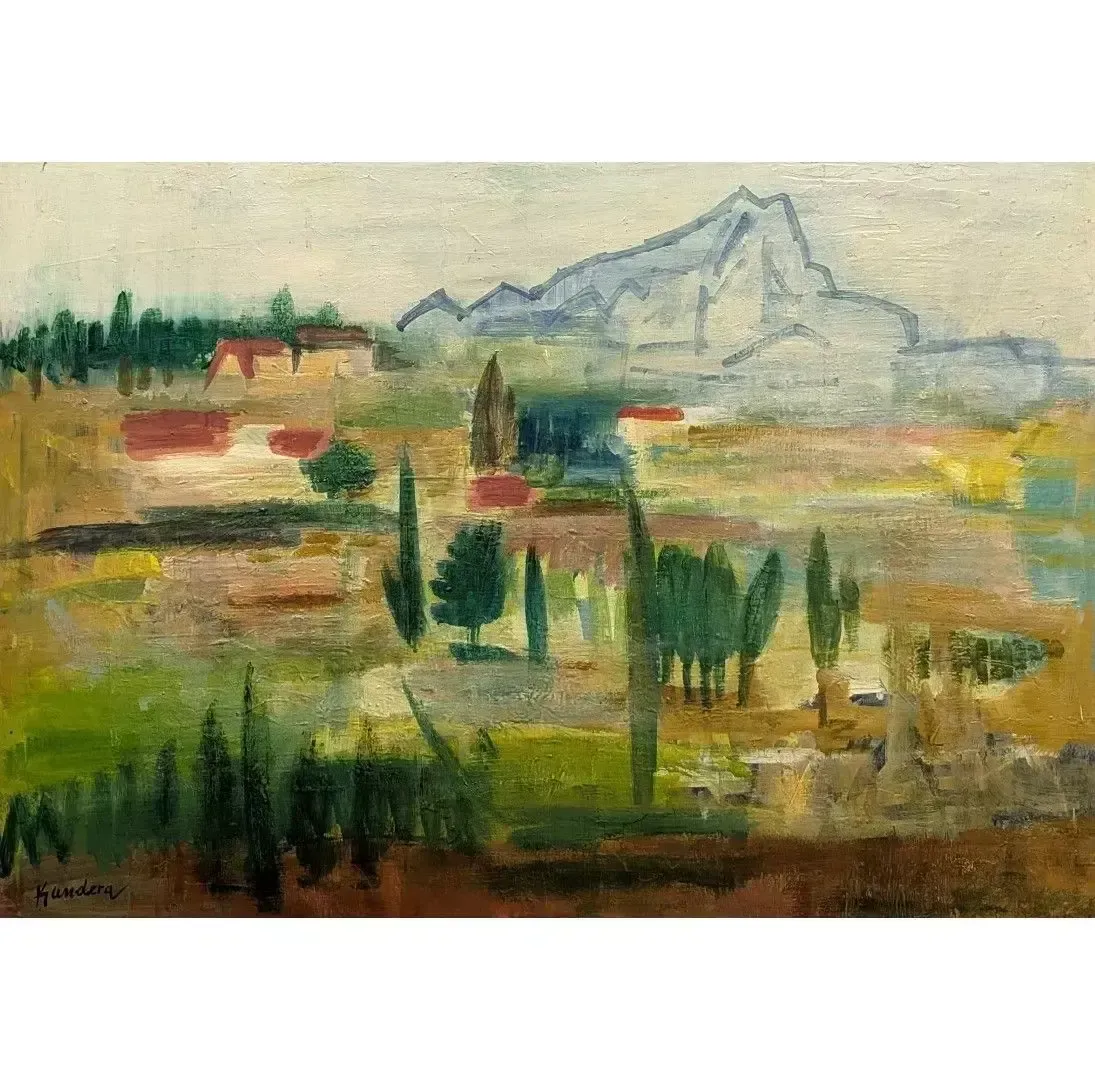 Oil On Isorella The Holy Vistoire By Rudolf Kundera photo furniture
