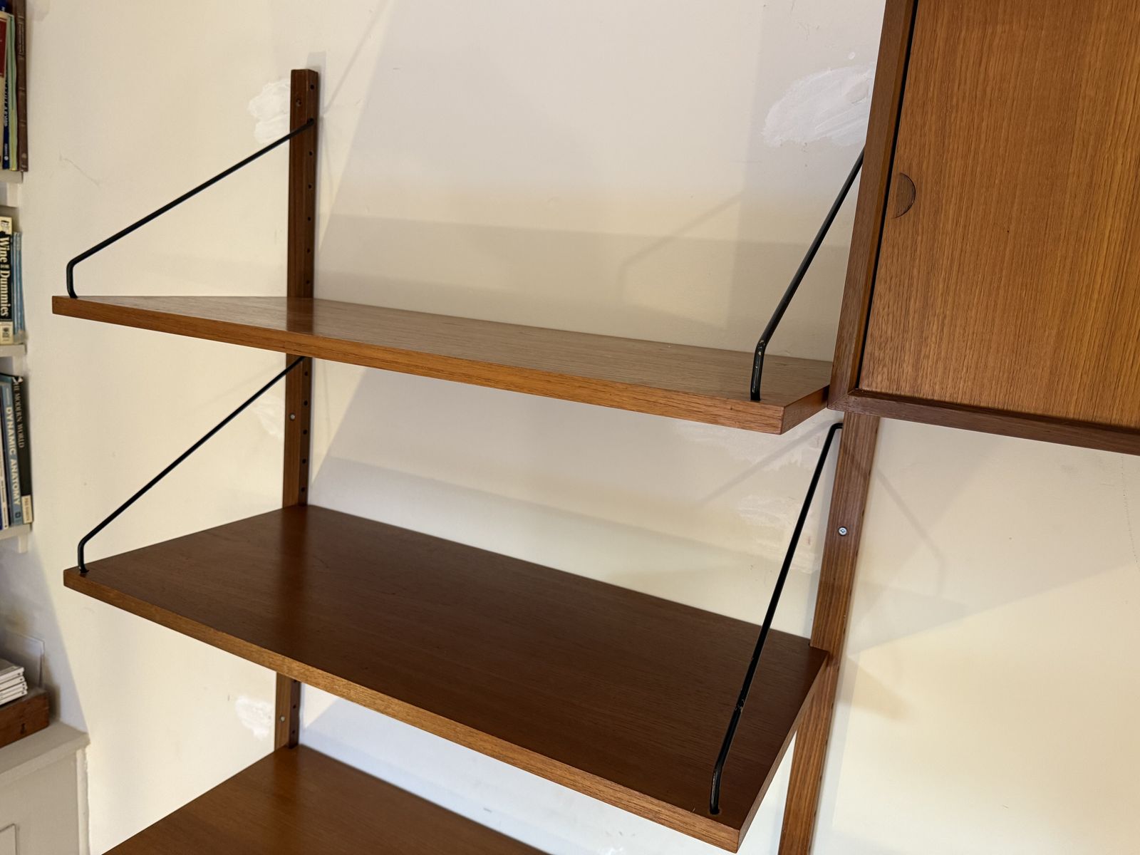 1400.0 Two Bay Mid Century Danish Wall System By Poul Cadovius photo