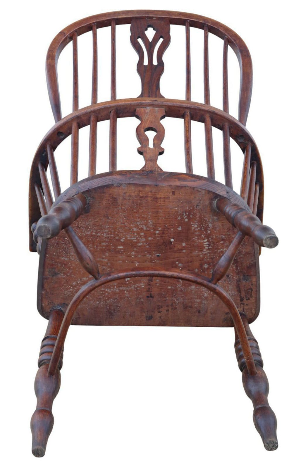 Antique 19th Century Ash & Elm Windsor Carver Elbow Chair – Fine Quality Armchair photo 1295.0