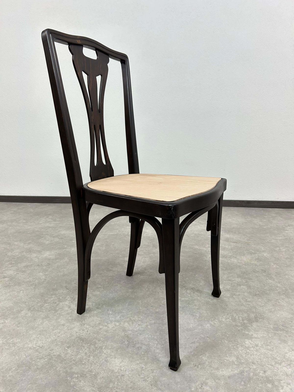 Set Of 6 Dining Chairs No.319 By J&J Kohn photo vintage