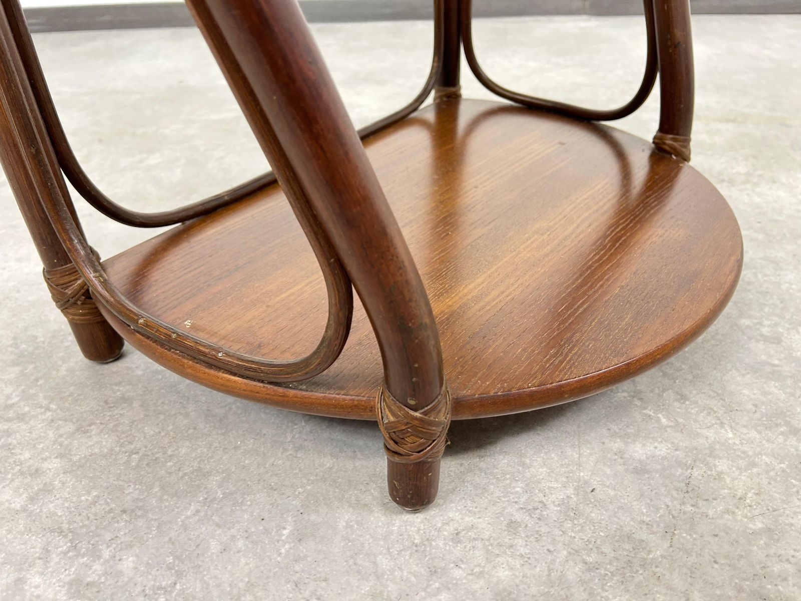 Mid Century Modern Bamboo Side Table By Gervasoni photo buy