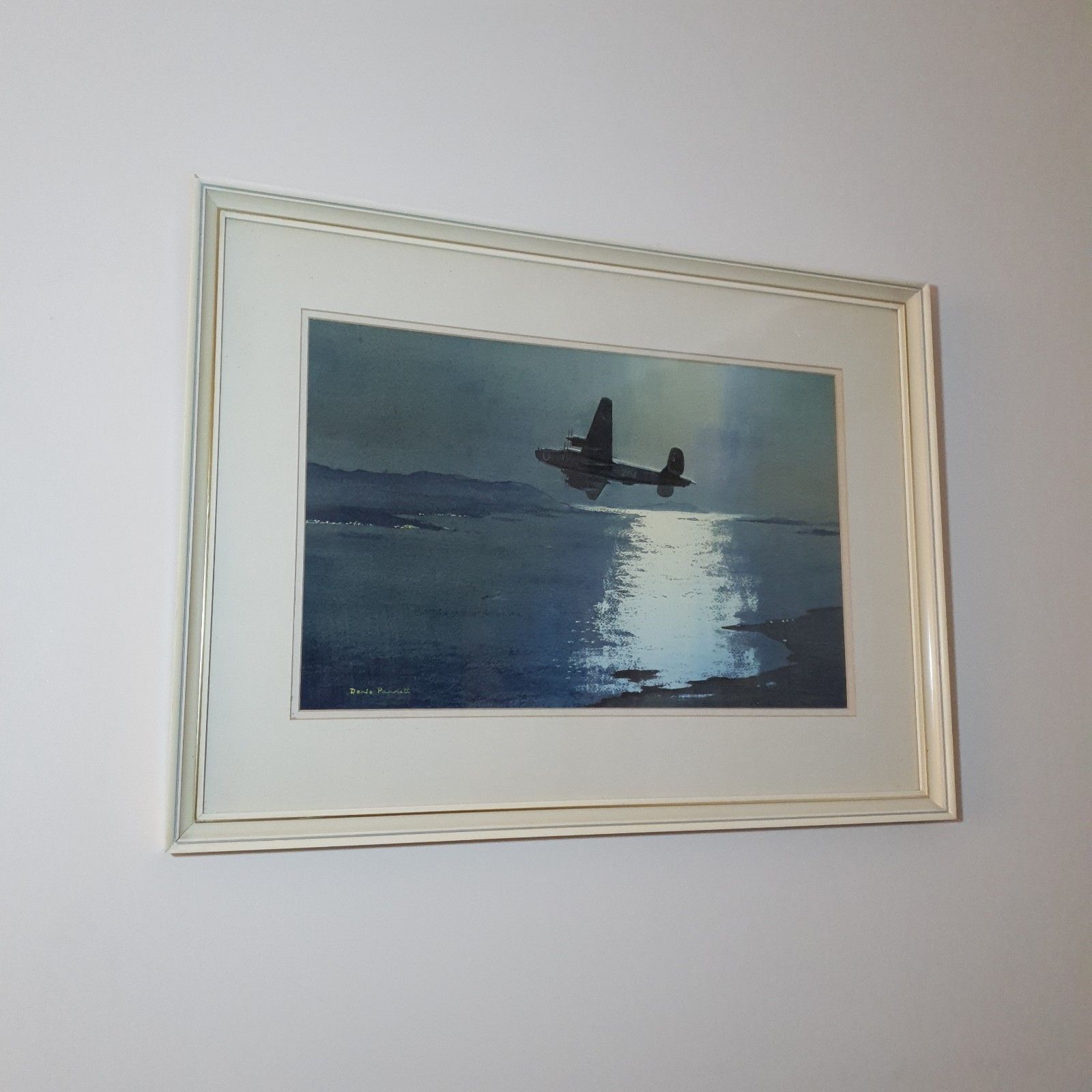 photo for sale Denis Pannett Original Watercolour Lb 30 Liberator Mk.II? L73cm Raf Aviation